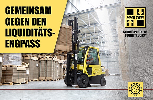 Leasing Aktion HYSTER - 3 Monate ratenfrei