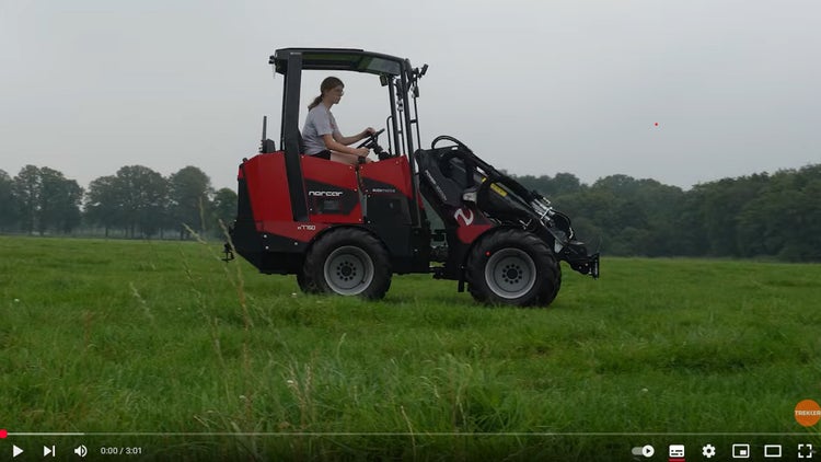 Roter Norcar a7750 Minilader Video