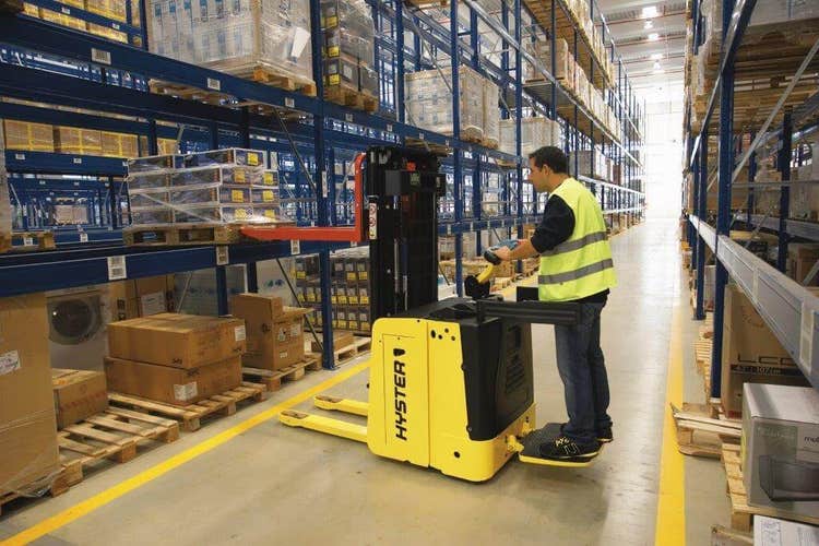 Hubwagen von HYSTER im Hochlager