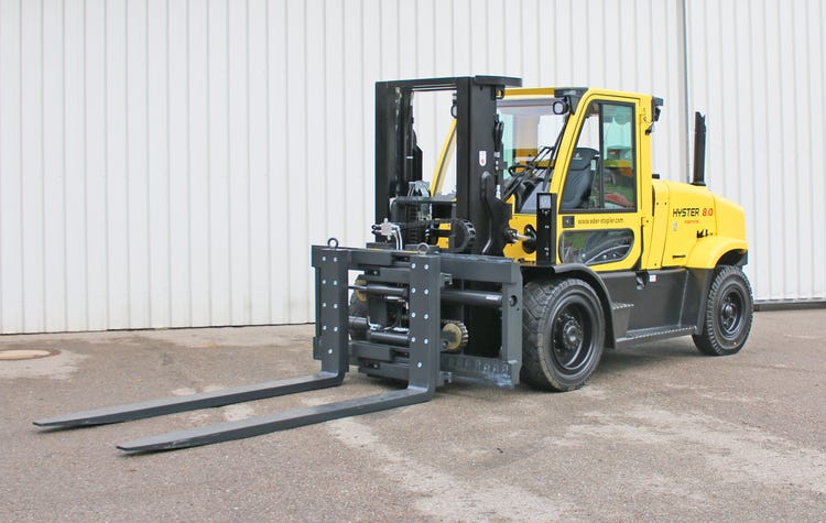 Bild von einem Containerfähiger Schwerlaststapler