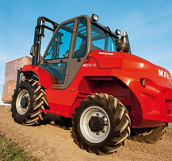Bild von einem Manitou Geländestapler mit Allradantrieb