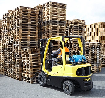 Bild von einem Hyster Gasstapler
