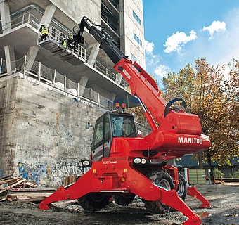 Bild von einem Manitou Teleskopstapler